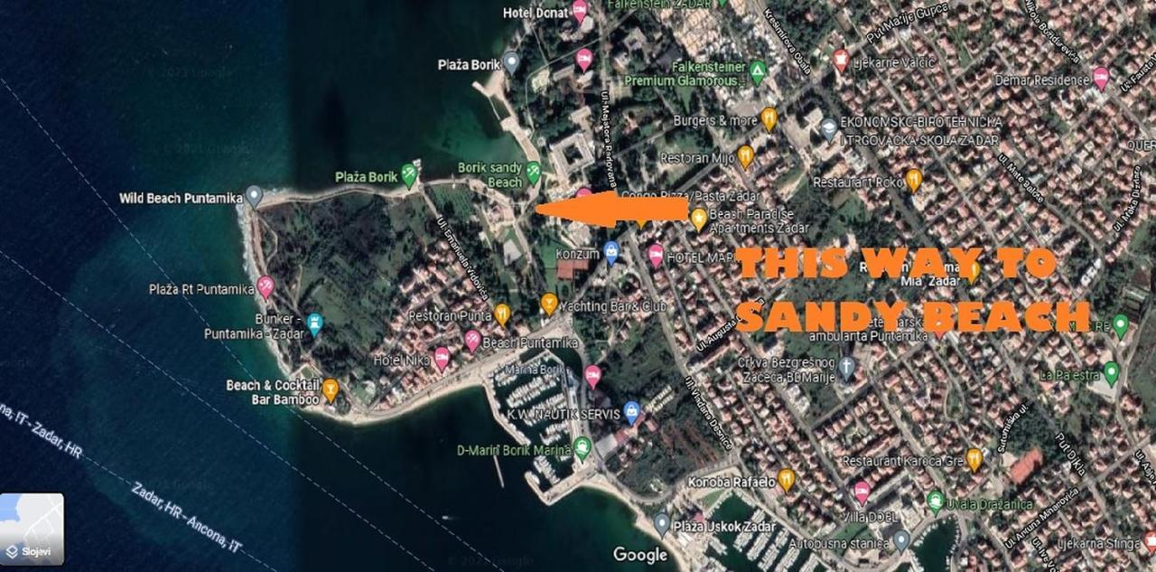 Beach Paradise Premium Apartment Zadar Luaran gambar